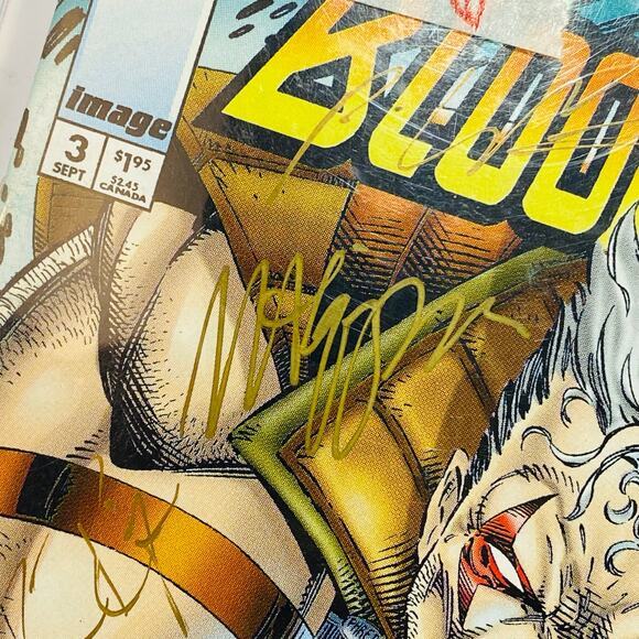 SIGNED Bloodstrike #3 (1993) Image Comics Rob Liefeld Dan Fraga Eric Stephenson - Picture 5 of 11